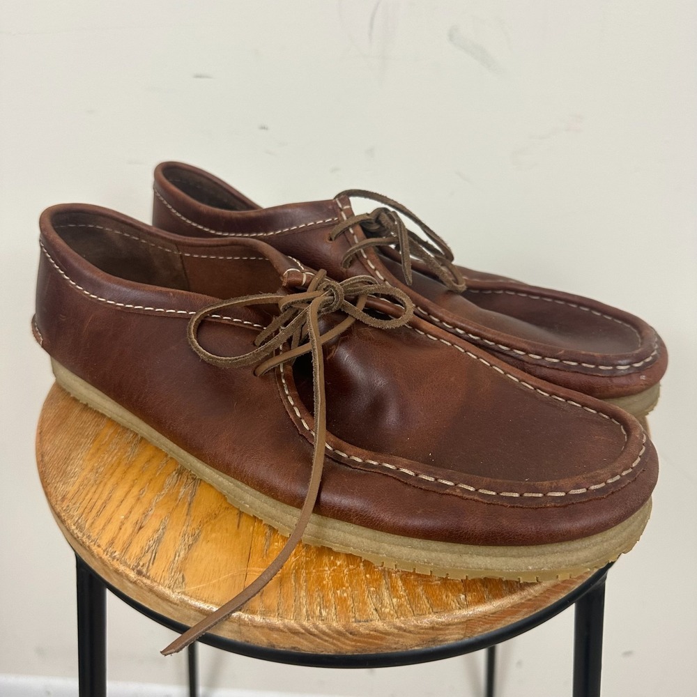Clarks Originals Godney Lace Mens Size 13 M Casual Shoes Rich Brown Leather